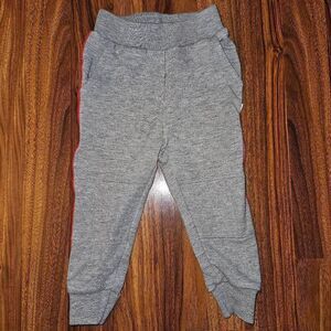 Little Sleepies Sesame Street Grey & Red Bamboo Sweatpants Baby Size 12-18 Month
